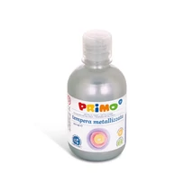 Tempera PRIMO metallic 300ml, ezüst