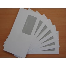 Boríték, LC6/C5, enyvezett,gépi, jobb ablakos, (45*90)