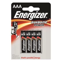 Elem, AAA mikro, 4 db, ENERGIZER "Alkaline Power"