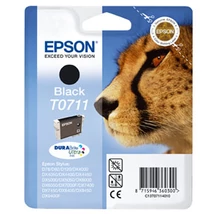 Tintapatron Stylus D78, D92, D120 nyomtatókhoz, EPSON fekete, 7,4ml