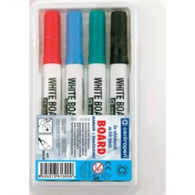Táblamarker CENTROPEN kerek végű, 2,5 mm, 4db-os készlet