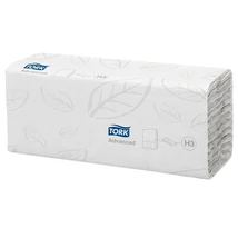 Kéztörlő, hajtogatott, H3 rendszer, TORK "Advanced C", fehér