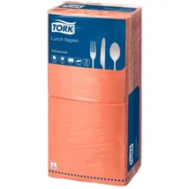 Szalvéta, 1/4 hajtogatott, 2 rétegű, 33x33 cm, TORK "Advanced", terrakotta