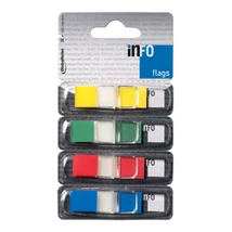 Jelölőcímke GLN 4x12,5x43 mm, transparens