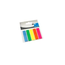 Jelölőcímke GLN 12x44 mm, 5x25 lap, 5 szín, oldaljelölő (műanyag)