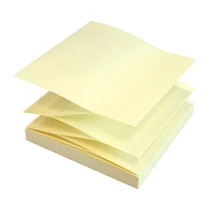 Jegyzettömb GLN öntapadós, 75x75 mm ''Z'' sárga