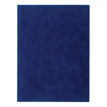 Oklevéltartó, plüss, A4, VICTORIA, kék Oklevéltartó, plüss, A4, VICTORIA, kék