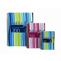 Spirálfüzet, A6, vonalas, 100 lap, PUKKA PAD "Stripe" Spirálfüzet, A6, vonalas, 100 lap, PUKKA PAD "Stripe"