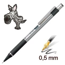 Zebra M-301 nyomósiron fekete fém testtel gumírozott fogóval