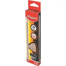 Grafitceruza, 2H, háromszögletű, MAPED "Black`Peps"