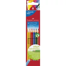 Színes ceruza készlet, háromszögletű, FABER-CASTELL "Grip 2001", 6 különböző szín