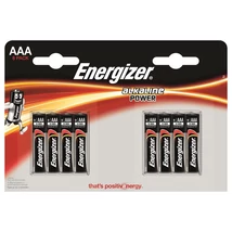 Elem, AAA mikro, 8 db, ENERGIZER "Alkaline Power"