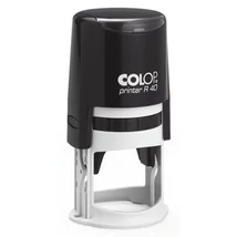 Bélyegző, COLOP "Printer R 40", fekete cserepárnával