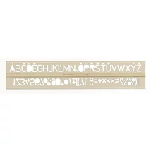 Betűsablon, 20 mm, KOH-I-NOOR