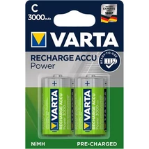 Tölthető elem, C baby, 2x3000 mAh, előtöltött, VARTA "Power"