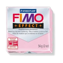 Gyurma, 56 g, égethető, FIMO "Effect", pasztell rózsaszín