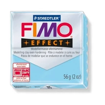 Gyurma, 56 g, égethető, FIMO "Effect", pasztell víz