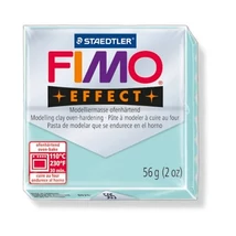 Gyurma, 56 g, égethető, FIMO "Effect", pasztell menta