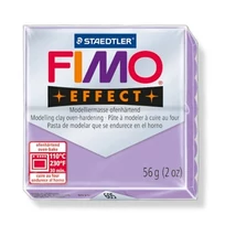 Gyurma, 56 g, égethető, FIMO "Effect", pasztell orgona