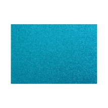 Cre Art csillámos dekorgumi lap, A/4, 2mm, türkizkék