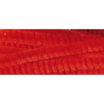 Cre Art zsenília 6 mm x 300 mm, 100 db/csomag, piros