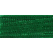 Cre Art zsenília 6 mm x 300 mm, 100 db/csomag, sötétzöld