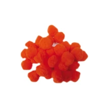 Cre Art pompon 30 mm, kb. 30 db/csomag, narancssárga