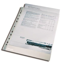 Genotherm, lefűzhető, A4, 105 mikron, víztiszta felület, ESSELTE "Luxus"