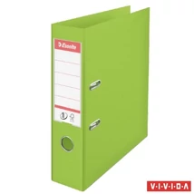 Iratrendező, 75 mm, A4, PP, élvédő sínnel, ESSELTE "Standard", Vivida zöld