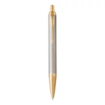 PARKER ROYAL IM PREMIUM GOLYÓSTOLL WARM SZÜRKE CIZELLÁLT, ARANY KLIPSZ 