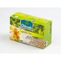 Zöld tea, 20x1,5g, DILMAH, "Marokkói menta"