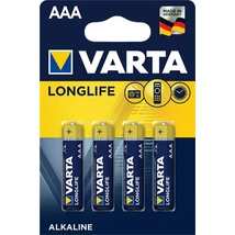 Elem, AAA mikro, 4 db, VARTA "Longlife"
