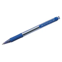UNI SN-101 nyomógombos golyóstoll, kék.