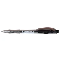 Golyóstoll, 0,38 mm, nyomógombos, STABILO "Liner 308", fekete Golyóstoll, 0,38 mm, nyomógombos, STABILO "Liner 308", fekete