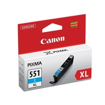 CLI-551CXL Tintapatron Pixma iP7250, MG5450, MG6350 nyomtatókhoz, CANON kék, 11ml