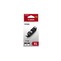 PGI-550PGBXL Tintapatron Pixma iP7250, MG5450, MG6350 nyomtatókhoz, CANON fekete, 22ml