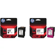 Tintapatron Deskjet Ink Advantage 5575 nyomtatóhoz, HP 651 színes, 300 oldal