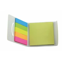 Újrahasznosított papírból készült jegyzettömb öntapadós címkével