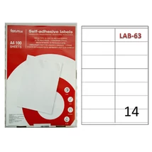 Etikett FOROFFICE 105 x 41 mm 14db/ív