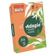 Másolópapír, színes, A4, 80 g, REY "Adagio", neon mandarin Másolópapír, színes, A4, 80 g, REY "Adagio", neon mandarin