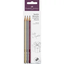 FABER-CASTELL SPARKLE GRAFITCERUZA SZETT/ 'GYÖNGYHÁZFÉNYŰ ŐSZ' SZÍNEKBEN/ BLISTERES CSOMAGOLÁSBAN
