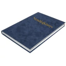 Vendégkönyv aranyozott felirattal A/4-es