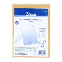 Redős-talpas tasak csomag, TC4, szilikonos, 40 mm talp, VICTORIA, barna kraft