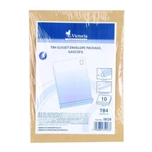 Redős-talpas tasak csomag, TB4, szilikonos, 50 mm talp, VICTORIA, barna gascofil