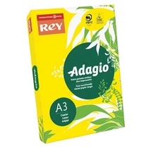 Másolópapír, színes, A3, 80 g, REY "Adagio", intenzív sárga Másolópapír, színes, A3, 80 g, REY "Adagio", intenzív sárga