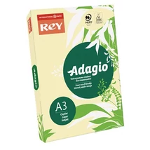 Másolópapír, színes, A3, 80 g, REY "Adagio", pasztell sárga Másolópapír, színes, A3, 80 g, REY "Adagio", pasztell sárga