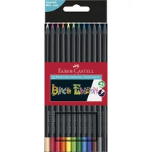 Faber-Castell színes ceruza készlet 12db-os BLACK EDITION fekete test