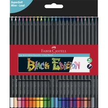  Faber-Castell színes ceruza készlet 24db-os BLACK EDITION fekete test