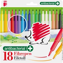 Filctoll készlet, antibakteriális, 1 mm, ICO "Süni 300", 18 különböző szín