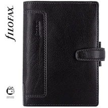 Kalendárium, gyűrűs, betétlapokkal, pocket méret, FILOFAX, "Holborn", fekete Kalendárium, gyűrűs, betétlapokkal, pocket méret, FILOFAX, "Holborn", fekete